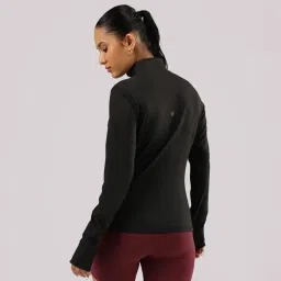 blissclub Sculpt Jacket | Snug Fit | Body Shaping | Jacket for Yoga image 3