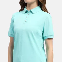 madame Solid Polo Neck T-Shirt image 3