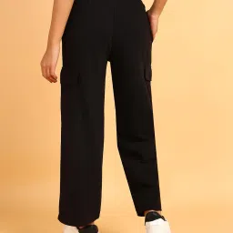 alan jones clothing Women's Regular Fit low Rise Cargo Pant image 3