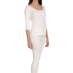selfcare Women Poly Cotton Thermal Top and Pyjama Set (Pack of 2 Set) image 3