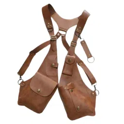 enakshi (label) Hidden Underarm Shoulder Bag Women Men Backpack for Travel Parties Steampunk Khaki|Clothing, Shoes & Accessories | Mens Accessories | Backpacks, Bags & Briefcases image 5