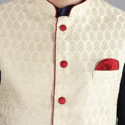 modern garments Men's Kurta Pyjama with Nehru/Modi Jacket image 4