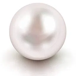 lmdprajapatis 6.25 Ratti / 5.50 Carat Natural Pearl Stone Silver Adjustable Ring For Men And Women image 1