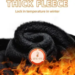 zylum Fleece Lined Leggings Women Winter Warm Thick Tights Thermal Velvet Pants Tummy Control Soft Stretchy image 2