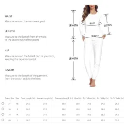 all yours Women's Contrast Piping Top with Trousers Co-Ords Sets image 5