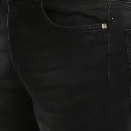the indian garage co Men Slim Fit Solid Mid-Rise Jeans image 3