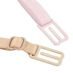 dhmora Bra Strap Elastic Holder Combo - 4 PCS Adjustable Elastic Bra Strap Holder - Anti-Slip Cleavage Enhancer, Bra Strap Converter for Racerback Tops and Dresses(Multicolour) image 2