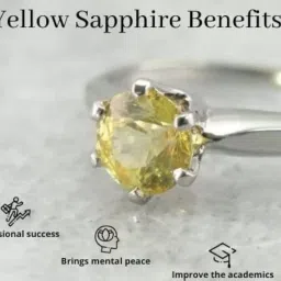 lmdprajapatis 10.25 Ratti 9.00 Carat Certified AAA++ Quality Natural Yellow Sapphire Pukhraj Gemstone Ring Gold for Men and Women's image 3