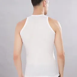 dollar bigboss Men's Solid Regular Fit Vest image 2