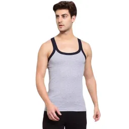 INNERO Men's Gym Vest, Soft Cotton Vest Fot Men, (Pack of 1) image 1