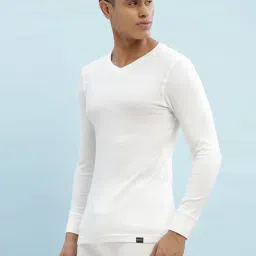 Force NXT Super Combed Cotton Men V-Neck Thermal Top image 1