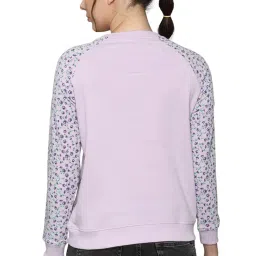 allen solly Women's Cotton Crew Neck Sweatshirt image 2