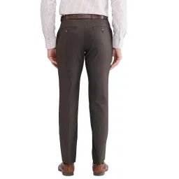 raymond Men's Slim Fit Mid Rise Trouser image 3