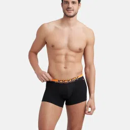 jockey FP03 Men's Super Combed Cotton Rib Solid Trunk with Ultrasoft Waistband image 4