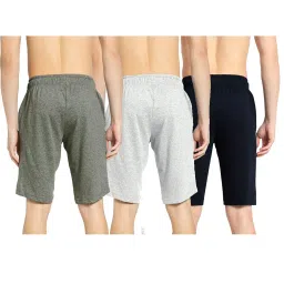 kart black Plus Sizes Men's Cotton Knee length Shorts(M,L,XL,XXL,3XL,4XL,5XL shorts) | Casual and Night Wear Mens Shorts image 3