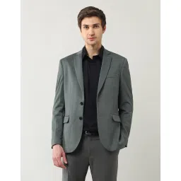 arrow Men's Zero Calorie Slim Fit Textured Blazer image 1