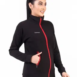 tempest Women Sports Windcheater Stylish Zipper Jacket | Strechable Lycra Sports Track Jacket for Women image 1