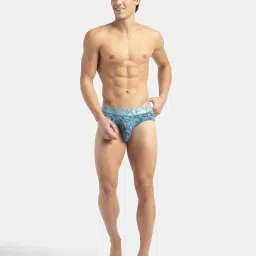 jockey IC29 Men's Tactel Microfiber Elastane Stretch Printed Brief with Moisture Move Treatment (Prints May Vary) image 3