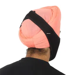 bismaadh Cotton Hosiery Turban Friendly Pagri Mask with Adjustable Tie Strap image 1