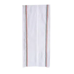 Pure Cotton Soft Gamcha for Men- White Men's gamcha modi Style Super Soft Gamcha (Pack of 1) image 3