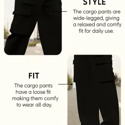 lymio Men Cargo || Men Cargo Pants || Men Cargo Pants Cotton || Cargos for Men (Cargo-38-41) image 4