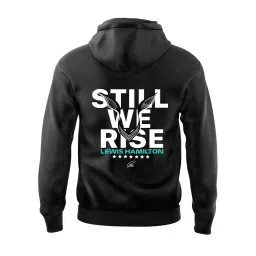 dudeme Motorsport Relaxed Fit Hoodie for Car Enthusiast for Men & Women Black 100% Cotton Car Printed - | MO-009 | Black | X_Large image 2