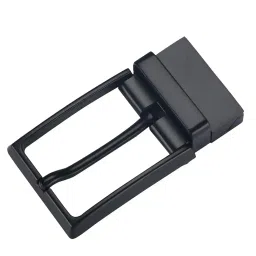 club bollywood LICHTS®Men's Reversible Alloy Belt Buckle Single Prong Rectangular Pin Belt Buckle Black|Clothing Shoes & Accessories | Mens Accessories | Belt Buckles image 1