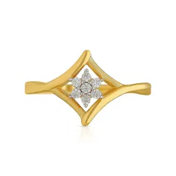 malabar gold & diamonds Malabar Gold and Diamonds Gold Ring for Women | Ring for Birthday, Wedding, Anniversary & Valentine's Day Gift image 1