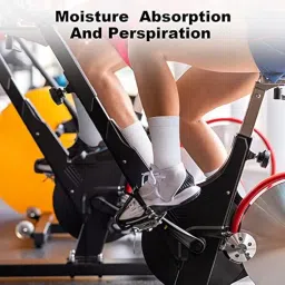 uparel Mid-Calf Length, Crew Length, Pure Cotton Plain Solid White Formal Socks For Men and Boys - Pack of 6 Pairs, Free Size image 5