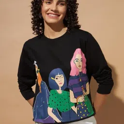 the dry state The Dry STATEWomen's Graphic Print Level 1 Waist Length Sweatshirt image 5