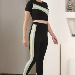 Zicada Women's Top & Bottom Set Gym Wear | Jogging Wear | Sports Running Suits For womens image 2