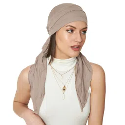 the headscarves Women Bamboo Pre Tie Scarf (HS107 Multicolor) image 4