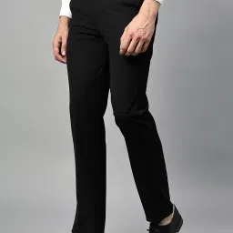 cantabil Men Solid Non Pleated Regular Fit Mid Rise Formal Trousers for Men | Formal Pants for Men | Formal Wear Regular Fit Trousers for Men (P_MTRF00170B) image 1
