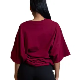 leotude Cottonblend Oversized Half Sleeve Colorful Printed Combo T-Shirts for Women (Pack of 2) image 4