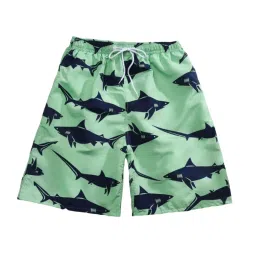 myaddiction Summer Beach Shorts Men Beach Swimsuit for Leisure Time Travel River Tracing Green XXXL image 2
