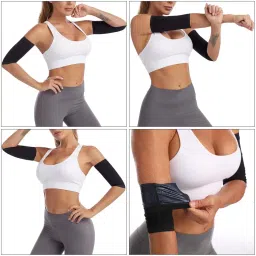 styleheaven Arms Slimming Shaper Compression Sleeves Slimming Upper Arm Belt Weight Loss Blue 4XL 5XL image 1