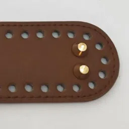 MYADDICTION 2xCrochet Bag Bottom for Bags Cushion Base Shoulder Bags DIY brown image 2