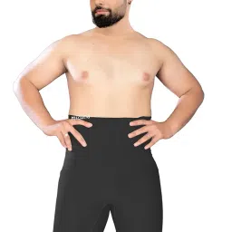 mizuna Mens Shapewear Tummy Tucker Control Underwear Compression Shorts Slimming Body Shaper Leg Boxer Briefs image 3