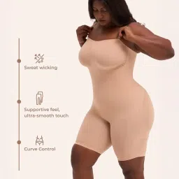 underneat Women Strapless Butt Lifting Comfort Full Bodysuit Shaper image 4