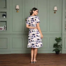 momtobe Women's Rayon Maternity Dress with Zippers for Nursing Pre and Post Pregnancy image 3