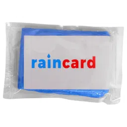 hashflow Unisex Disposable Rain Card for Emergency Use | Waterproof Rain with Smallest Pocket Size| Easy to Carry & Use and Reusable | 2 to 3 time wear Thin Plastic image 2