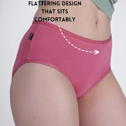 soviv Women's Cotton Spandex Hipster | Soft & Breathable | Stretchable Mid-Rise Panties with Full Coverage | Everyday Comfort image 1