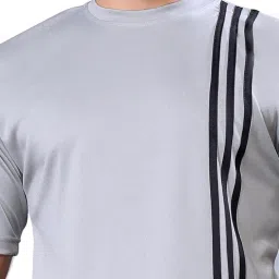 japrika Cotton Blend Cord-Set Night Suit for Men, Regular Fit Half Sleeves T-Shirt and Lower Set | Summer Track Suit for Boys | Ideal for Casual Outings, Workout, Gym, Sports image 5