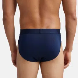 jockey Men's Cotton Brief (Pack of 1) (IC24-0105-True Navy_Large_Grey, Navy_L) image 2