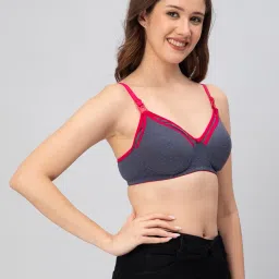 cee 18 Cotton Non-Padded and Non-Wired Maternity Nursing Feeding Bra for Women |Post Pregnancy Easy to Breastfeed | Cup Size: C image 5