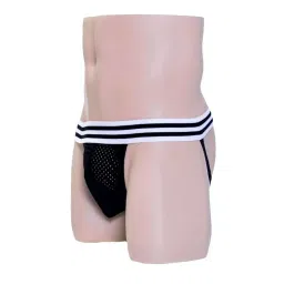 myaddiction Fashion Men's Black Pouch Underwear Thongs Joskstrap image 3