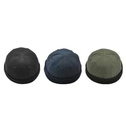 myaddiction 3 pcs Women Men Retro Docker Leon Beanie Cap Pure Cotton Hat Multicolour image 5