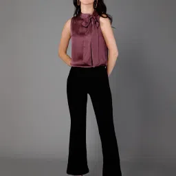 purys Women's Solid Regular Fit Blouse image 4