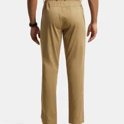 jockey IM26 Men's Super Combed Cotton Rich Elastane Stretch Woven Fabric Mid Rise Slim Fit All Day Pants with Side Pockets image 2