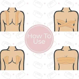 seflica Boob Tape, 10 Nipple Pasties for Women 36 Strips Fashion Tape, Breast Reusable Silicone Nipple Cover image 5